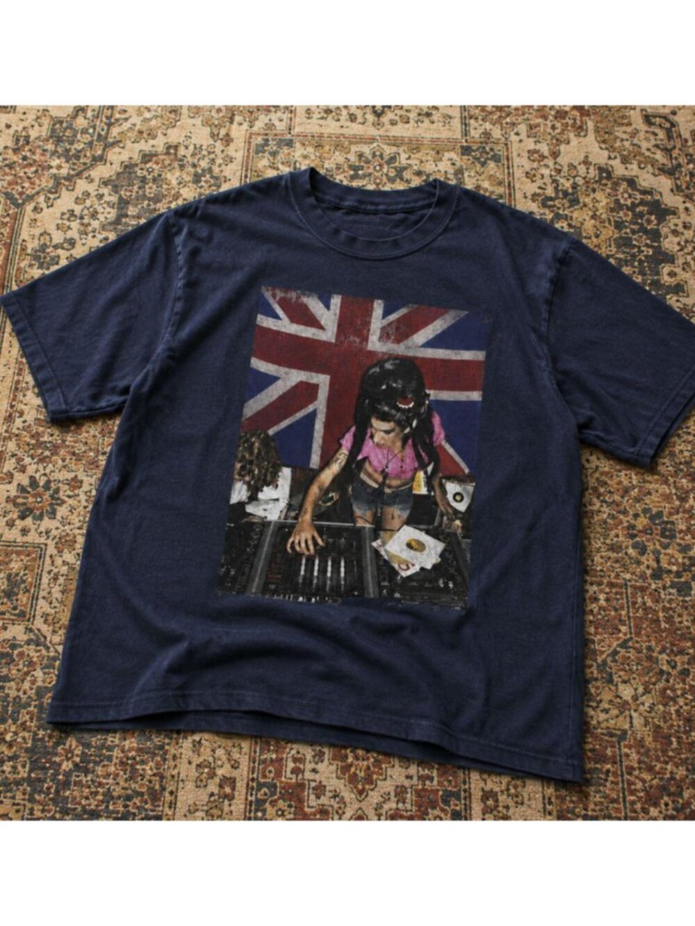 Navy Amy Winehouse DJ Union Jack